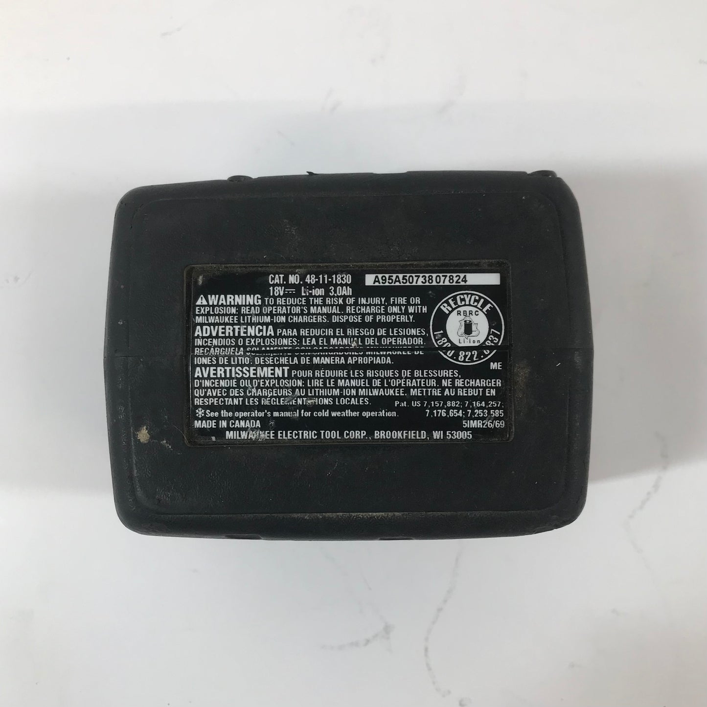 Milwaukee battery V18 Lithium - Ion