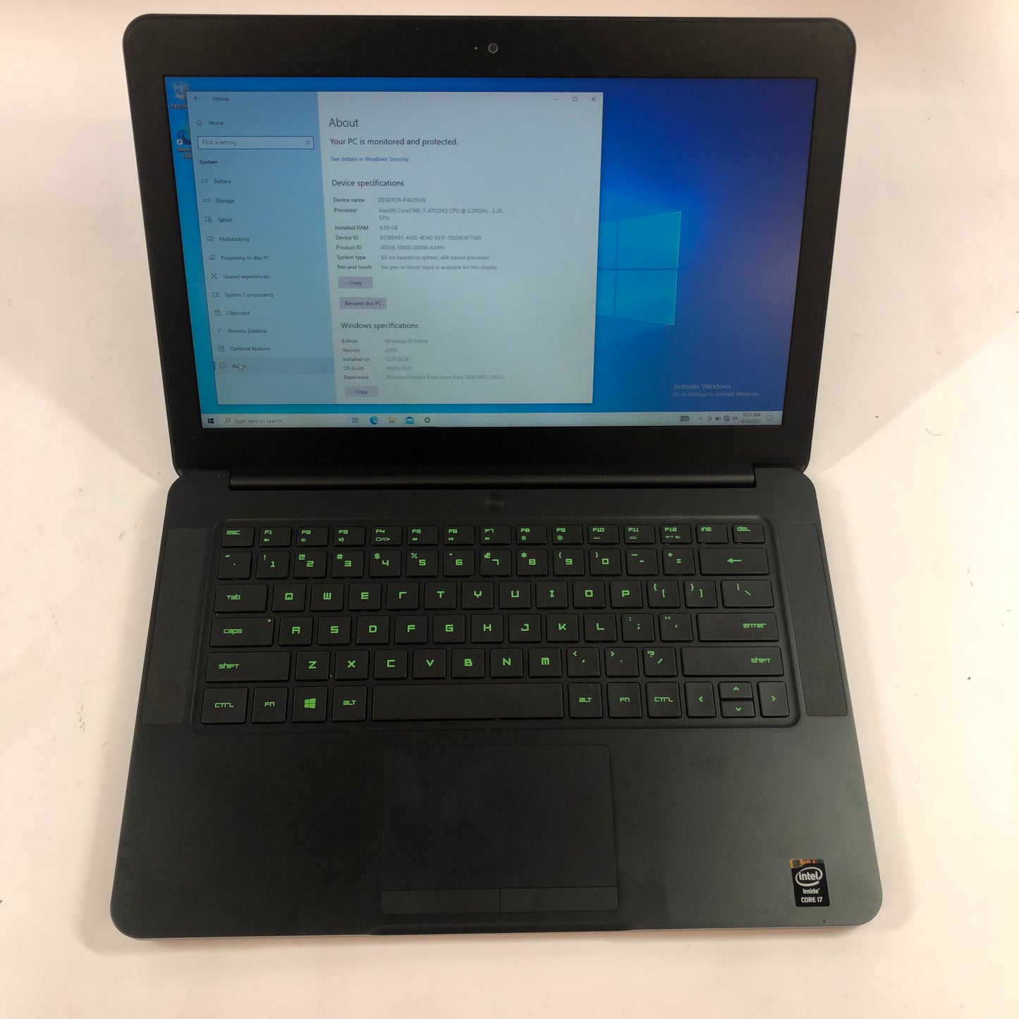 Razer Blade RZ09-0102 14" i7-4702HQ 2.2GHz 8GB RAM 256GB SSD GeForce GTX 765M