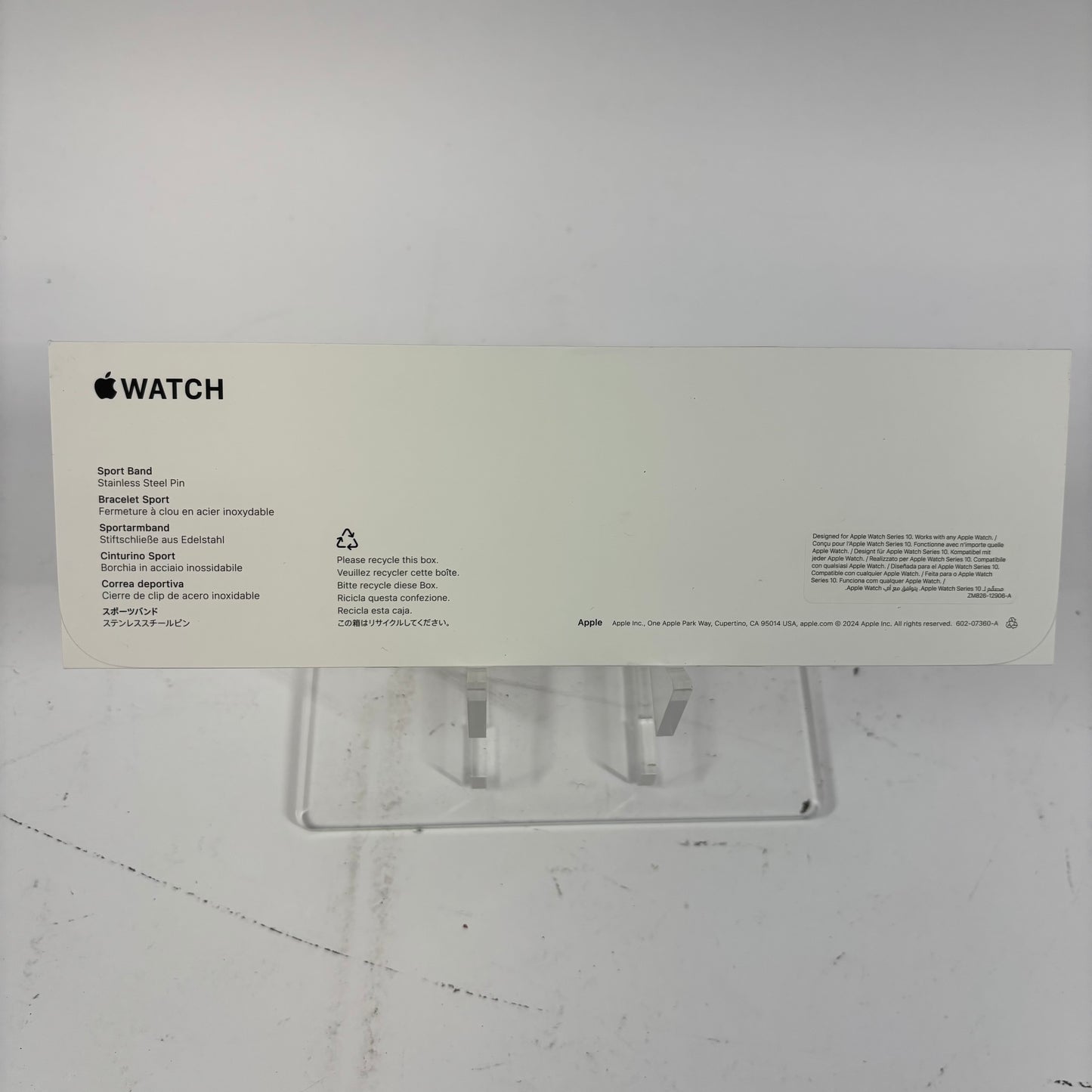 New GPS Only Apple Watch Series 11 42MM Rose Gold Aluminum Blush Sport Band