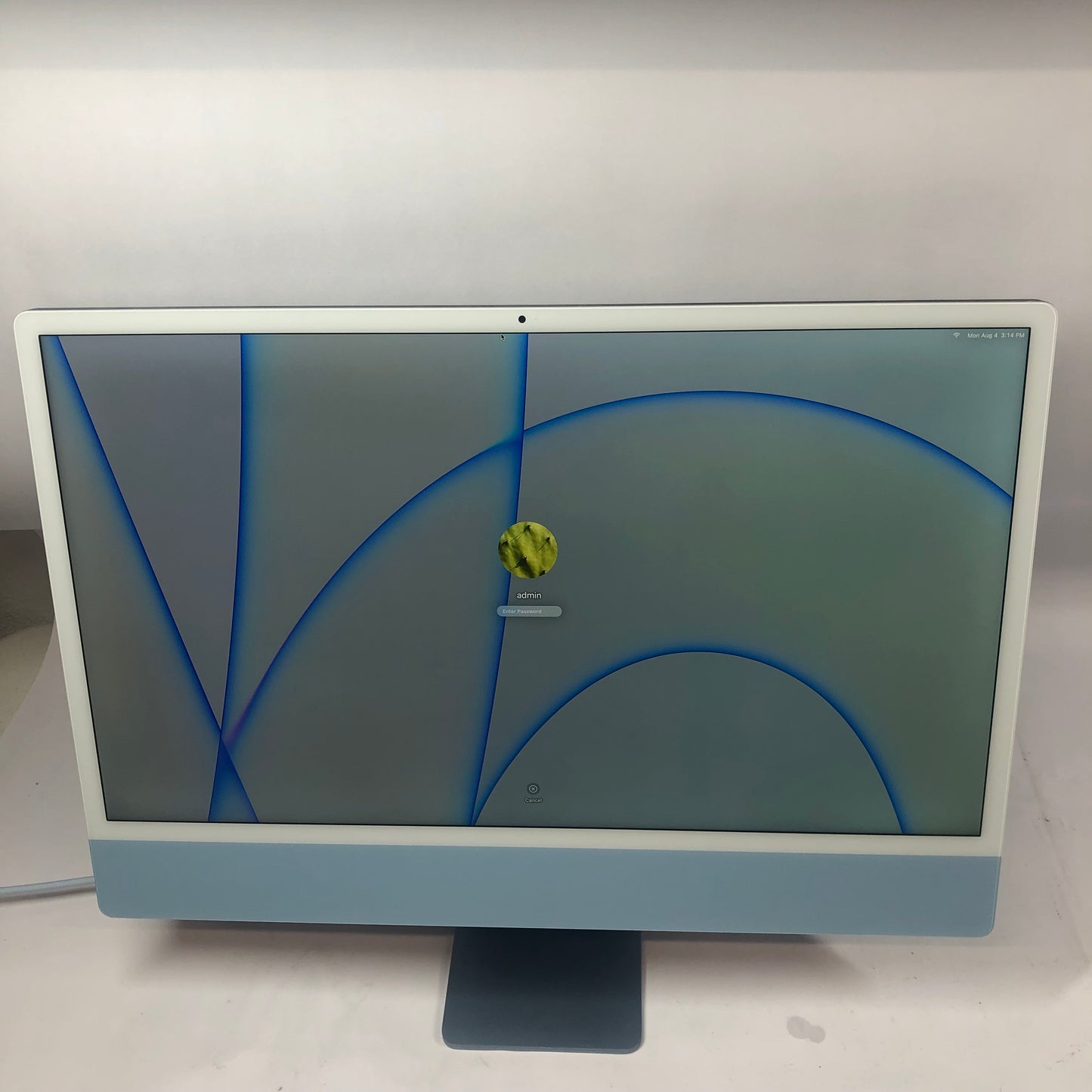 2021 Apple iMac 24" M1 8GB RAM 256GB SSD Blue + Magic Keyboard + Magic Mouse