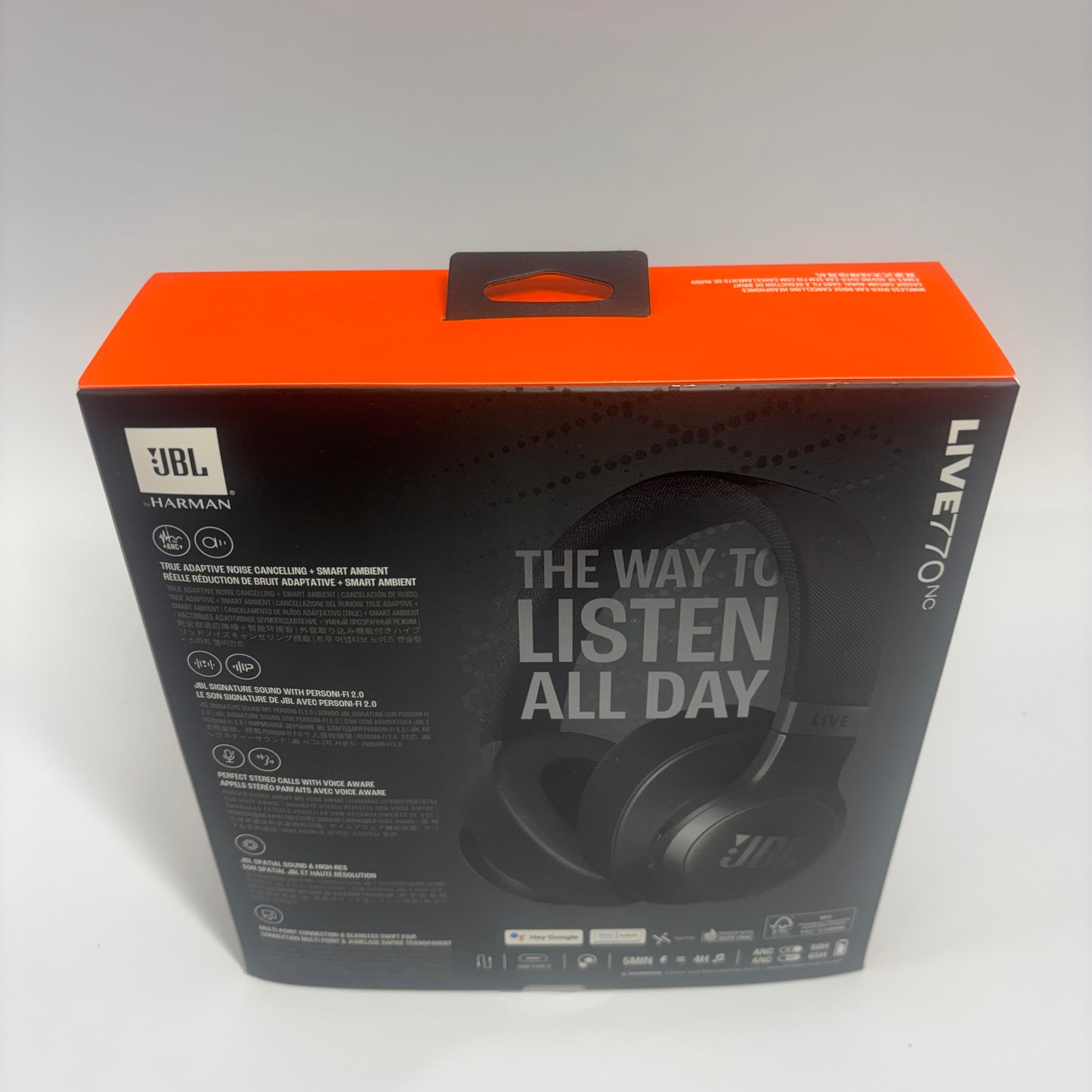 JBL Live 770 NC Triple Black JBLLIVE770NCBLKAM