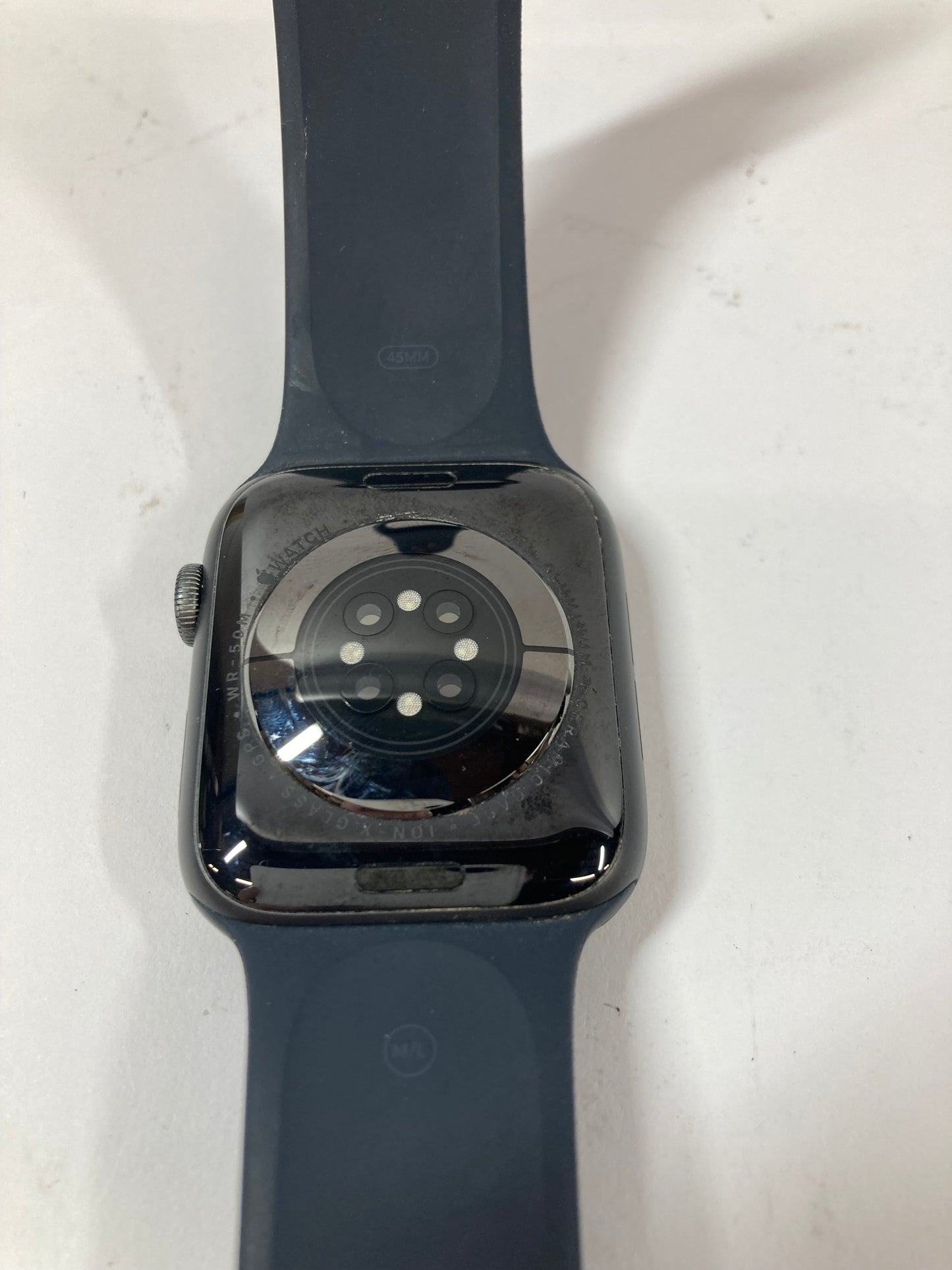 GPS Only Apple Watch Series 6 44MM Black Aluminum Black Sport Band M00H3LL/A