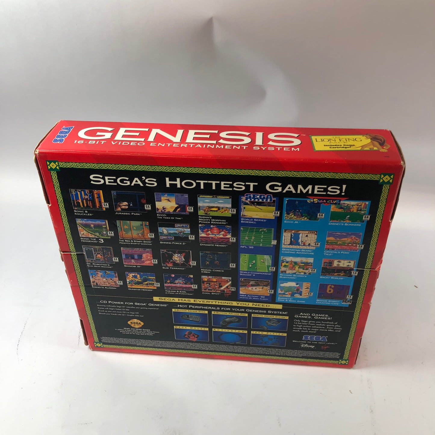 New Sega Genesis Lion King Special Edition Bundle Black MK-1631