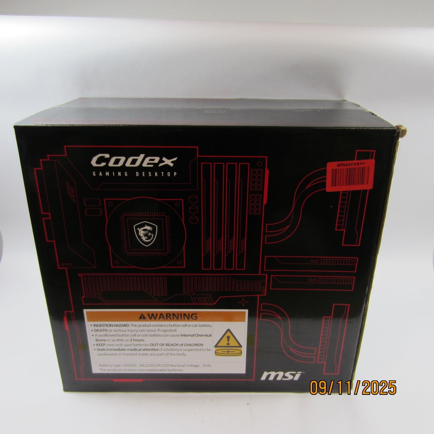 New MSI Codex Z2 Ryzen 7 8700F 4.20GHz 32GB RAM 2TB SSD MSI GeForce RTX 5070