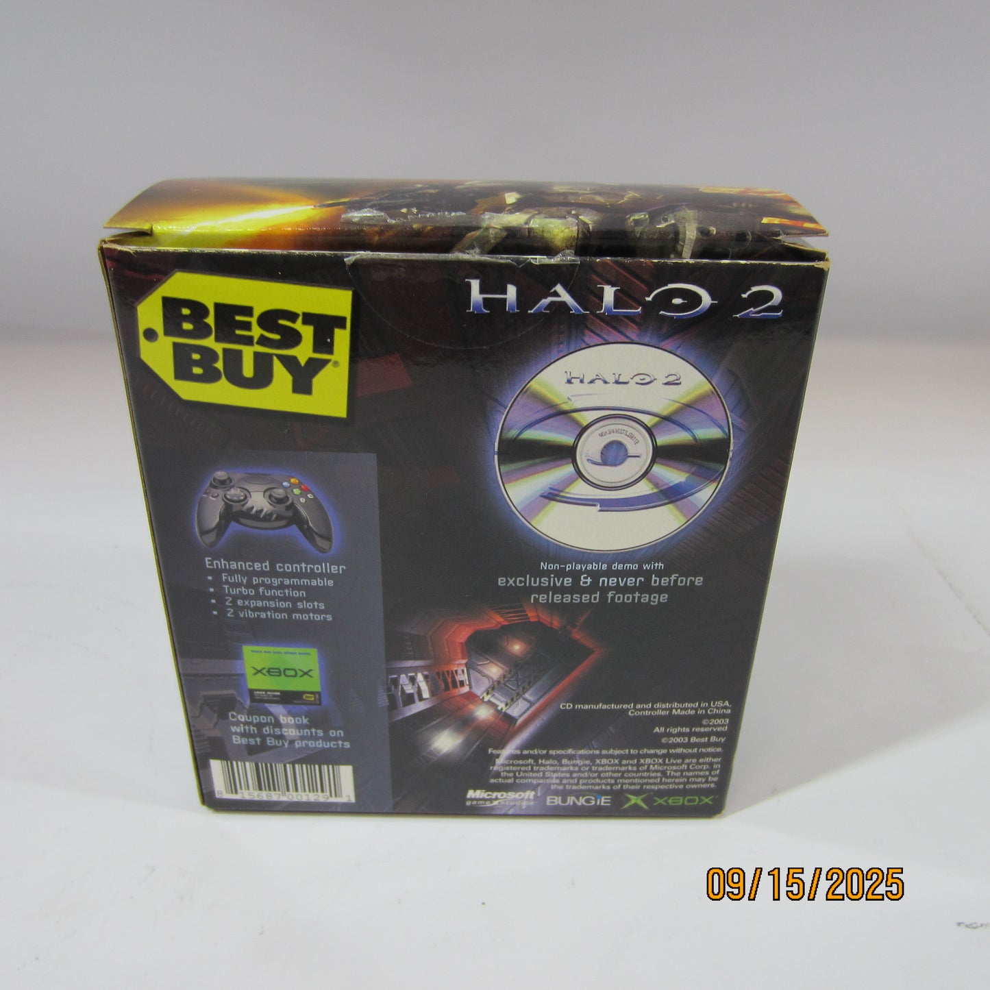 Halo 2 Microsoft Xbox Best Buy Controller Demo Preview