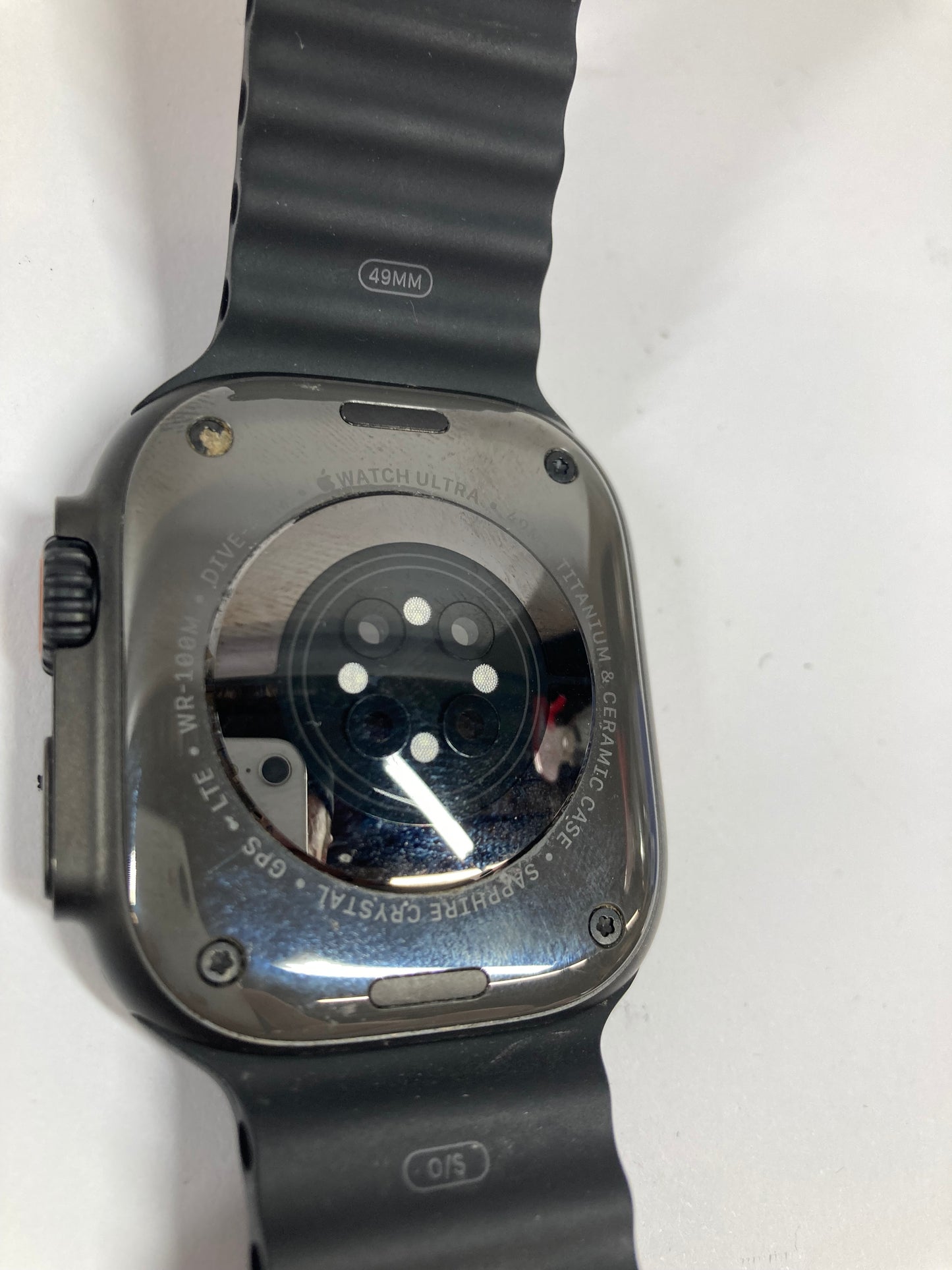 Unlocked Apple Watch Ultra 2 49MM Black Titanium Black Ocean Band  MX4P3LW/A