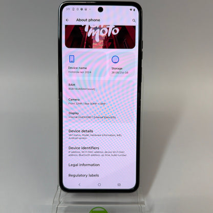 Metro Motorola motorola razr 256GB 15 Black XT2453-3