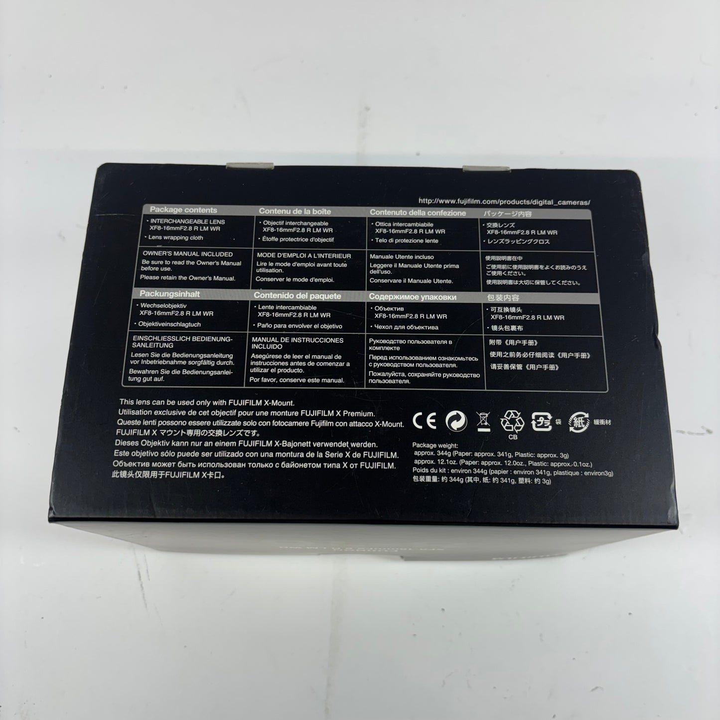 FujiFilm FUJINON XF8-16mm F2.8 R LM WR For Fujifilm X-Mount