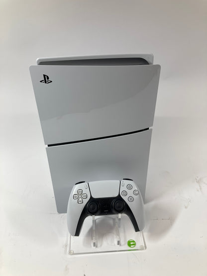 Sony PlayStation 5 Slim Disc Edition PS5 1TB White CFI-2015 With Controller