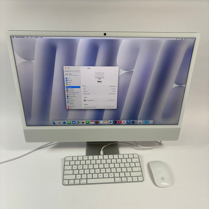 2024 Apple iMac 24" M4 4.5GHz 16GB RAM 256GB SSD Silver MWUC3LL/A