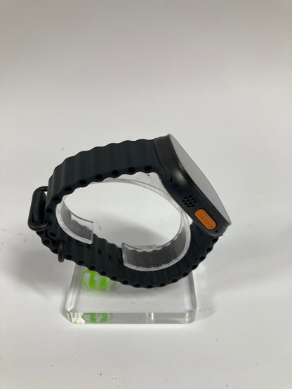 Unlocked Apple Watch Ultra 2 49MM Black Titanium Black Ocean Band  MX4P3LW/A