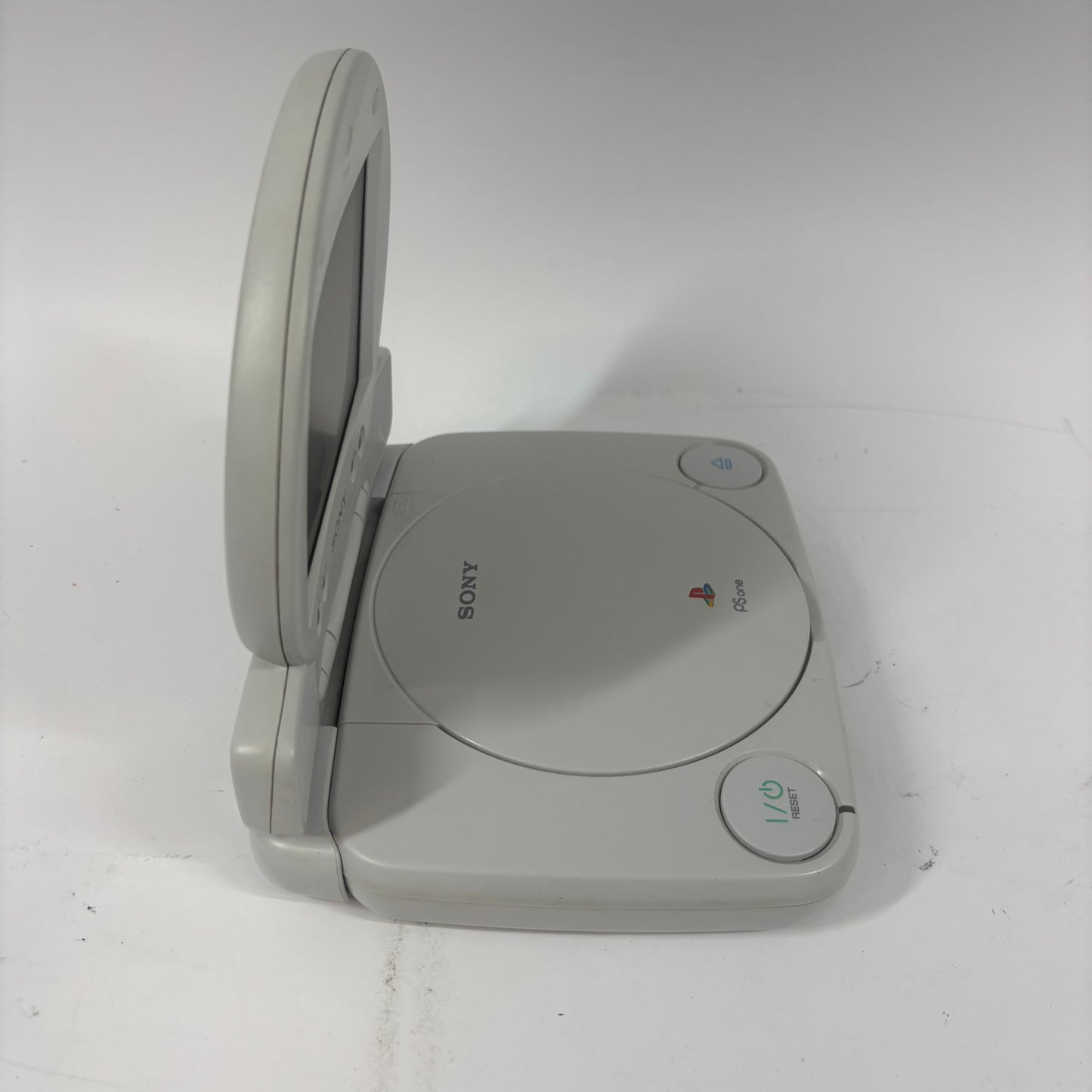 Sony PS One PS1 Mini White Console Gaming System SCPH-1001 With Screen