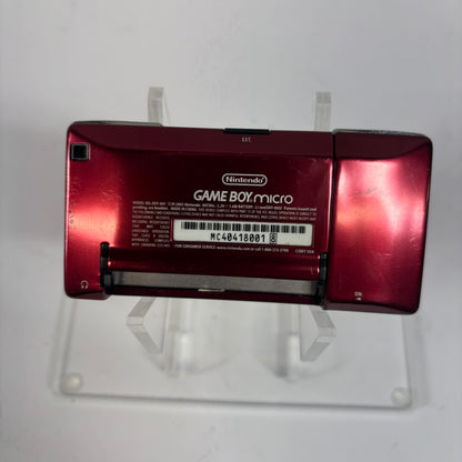 Nintendo Game Boy Micro Handheld Game Console OXY-001 Black With 2 OEM Faceplates