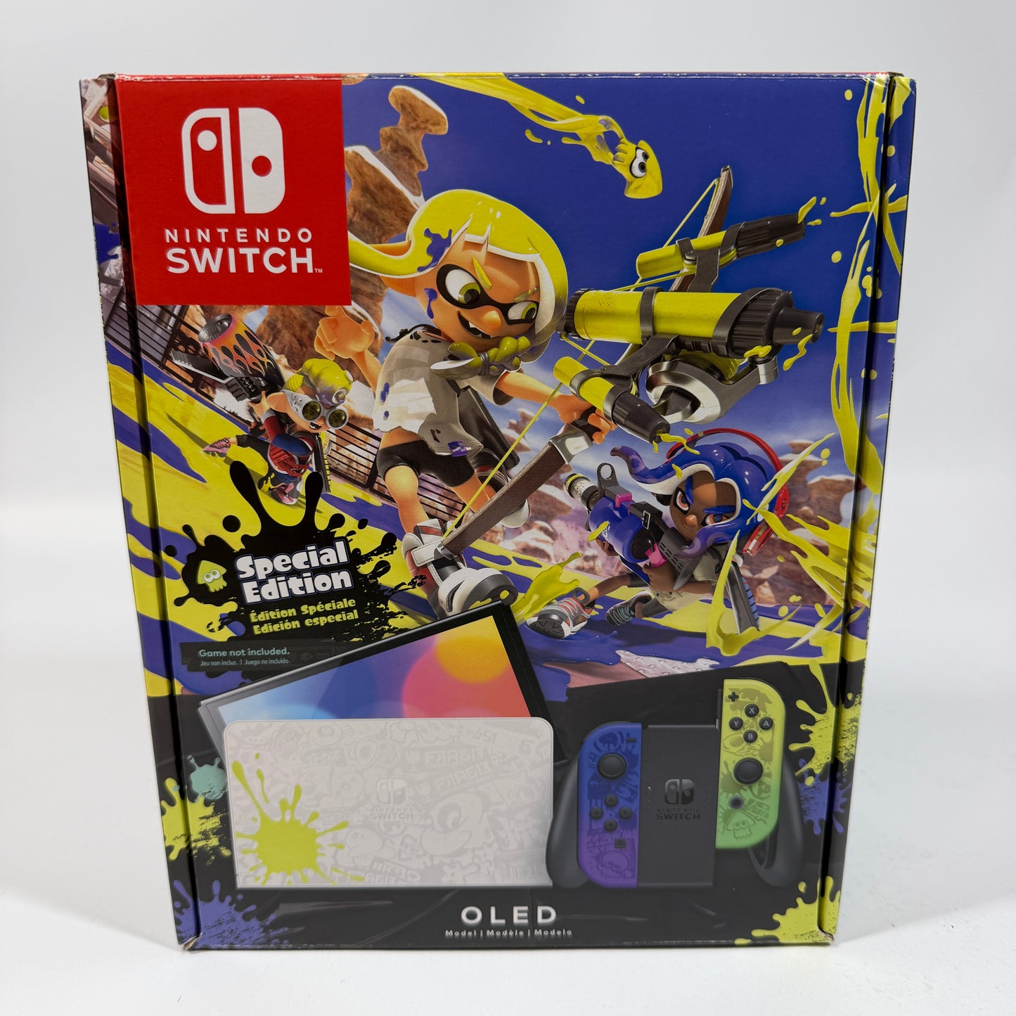 Nintendo Switch OLED Console Gaming System HEG-001 Splatoon 3 Edition
