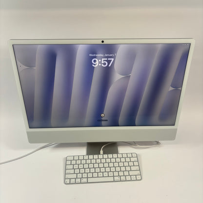 2024 Apple iMac 24" M4 4.5GHz 16GB RAM 256GB SSD Silver MWUC3LL/A