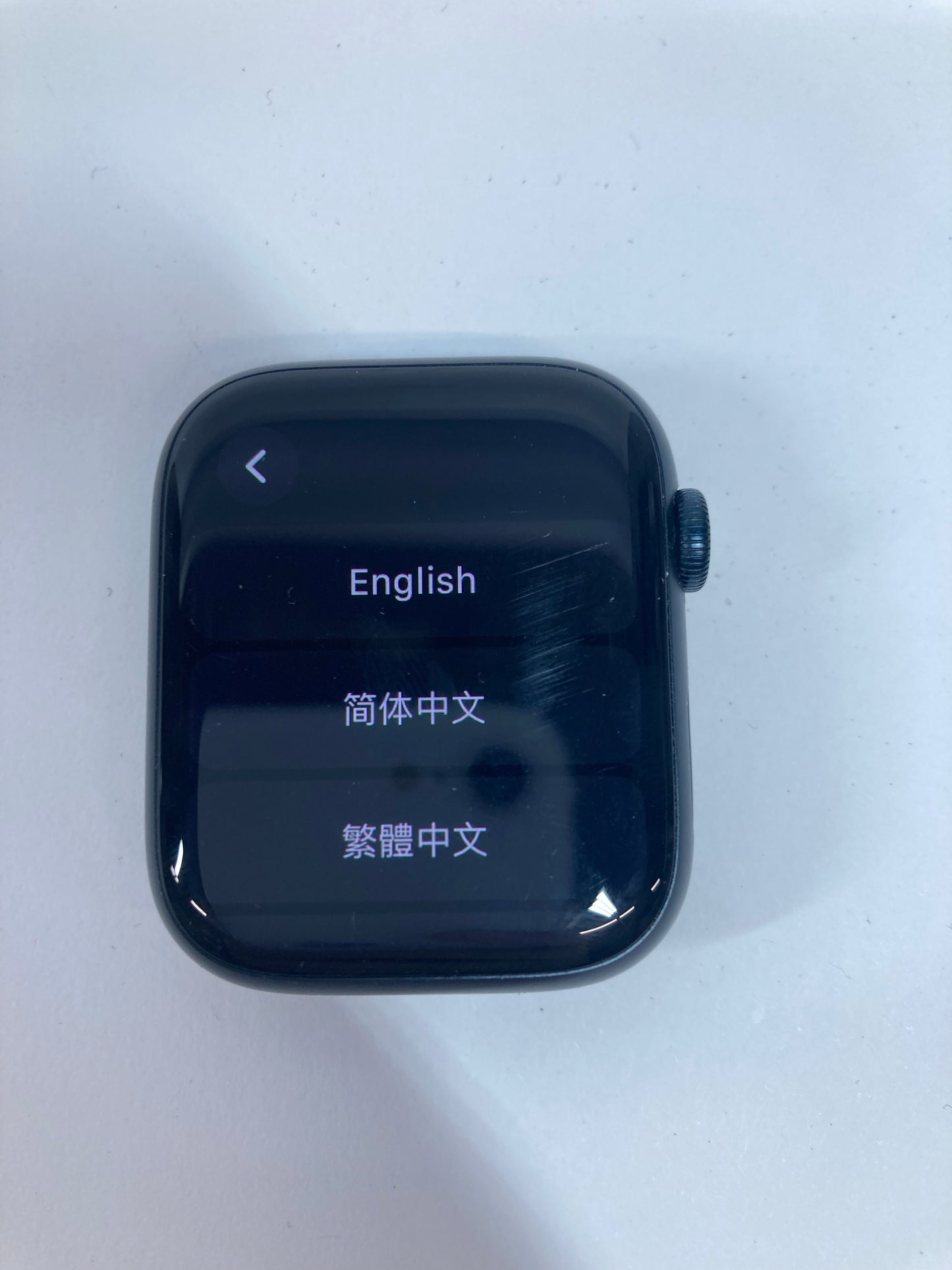 Unlocked Apple Watch Series 9 45MM Midnight Stainless Steel Deep Navy Sport Loop