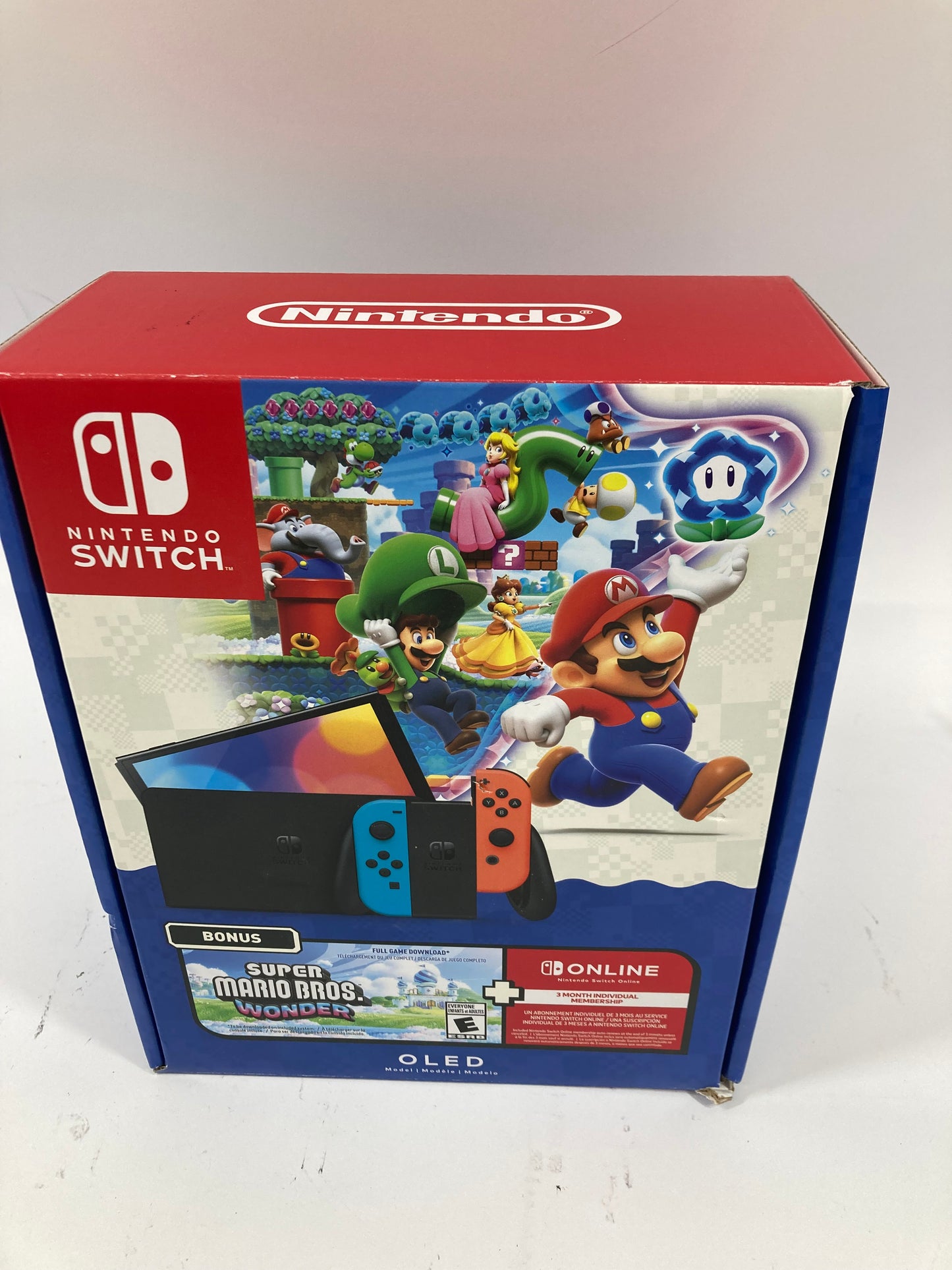 Nintendo Switch OLED Video Game Console HEG-001 Super Mario Bros Wonder Edition