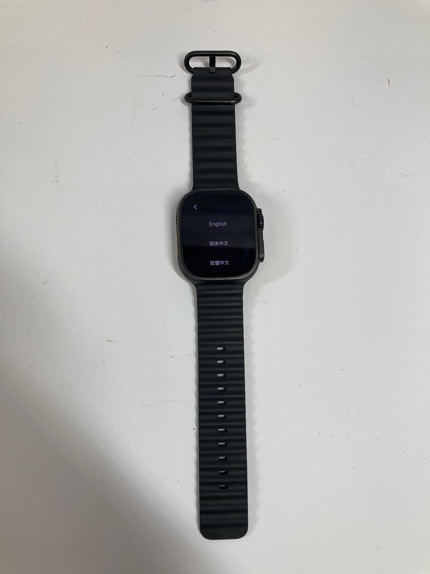 Unlocked Apple Watch Ultra 2 49MM Black Titanium Black Ocean Band  MX4P3LW/A