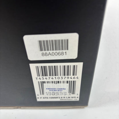 FujiFilm FUJINON XF8-16mm F2.8 R LM WR For Fujifilm X-Mount