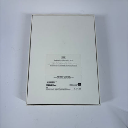 WiFi Only Apple iPad Air 5th Gen 64GB Silver MM9F3LL/A With Case