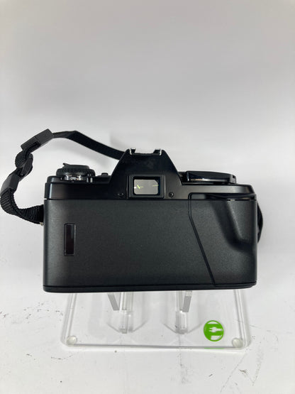 Minolta X-370N 35MM Film Camera 2 Lenses and Extras