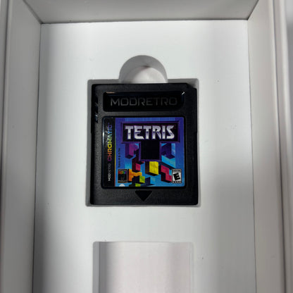 New ModRetro Chromatic Cloud White CHROM-CLD-G Handheld Gaming Device Open Box