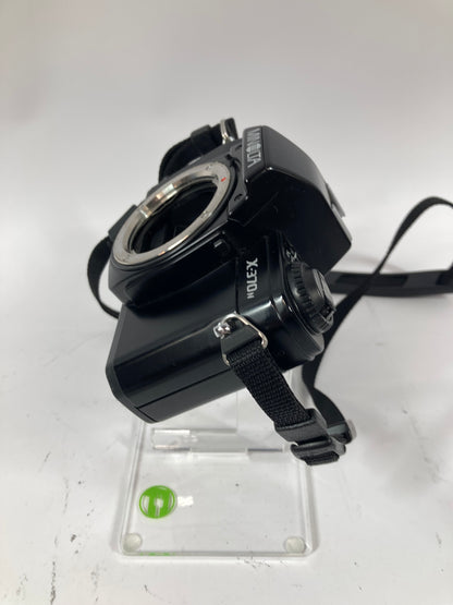 Minolta X-370N 35MM Film Camera 2 Lenses and Extras