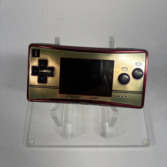 Nintendo Game Boy Micro Handheld Game Console OXY-001 Black With 2 OEM Faceplates