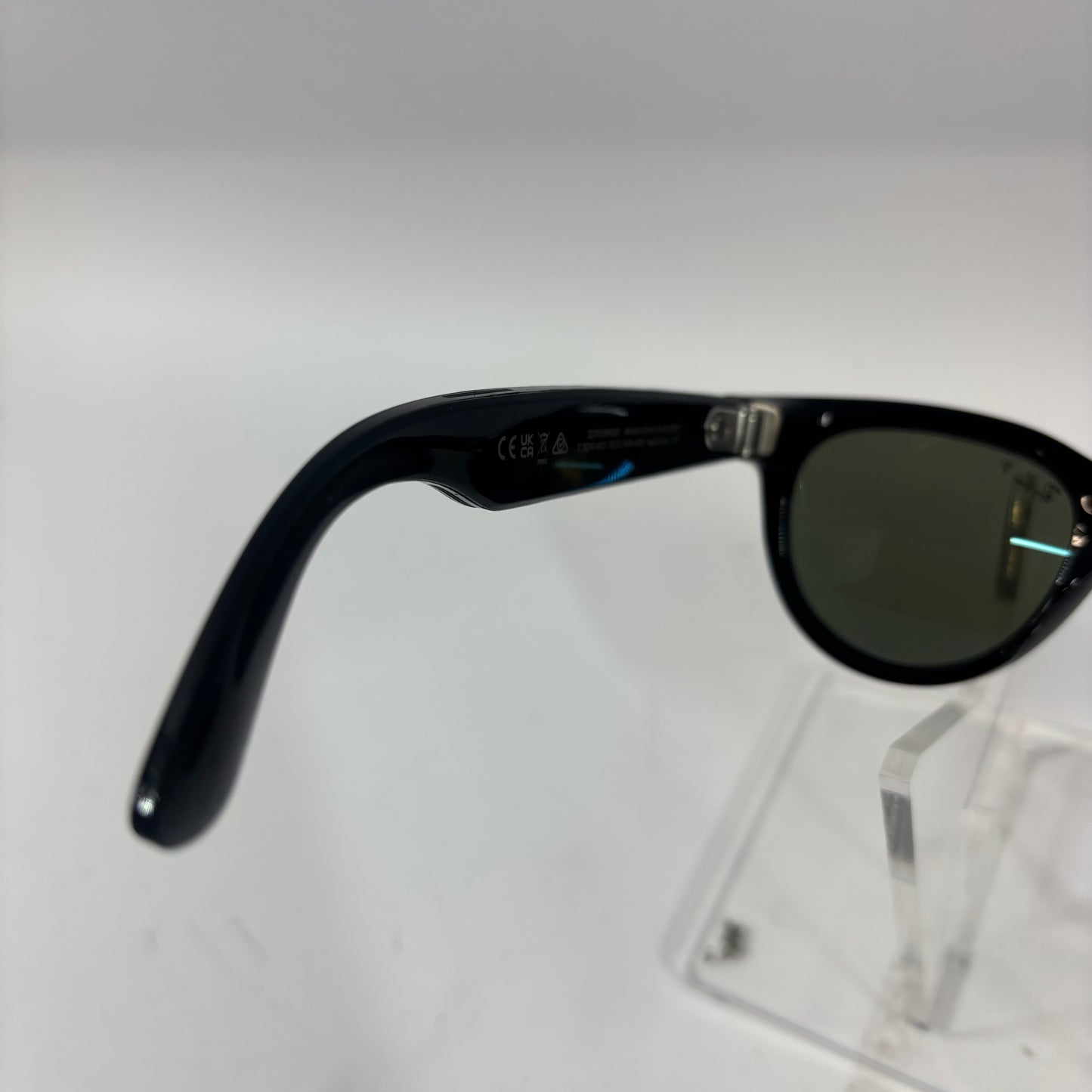 Ray-Ban Headliner Shiny Black Polarized RW4009 AI Smart Glasses