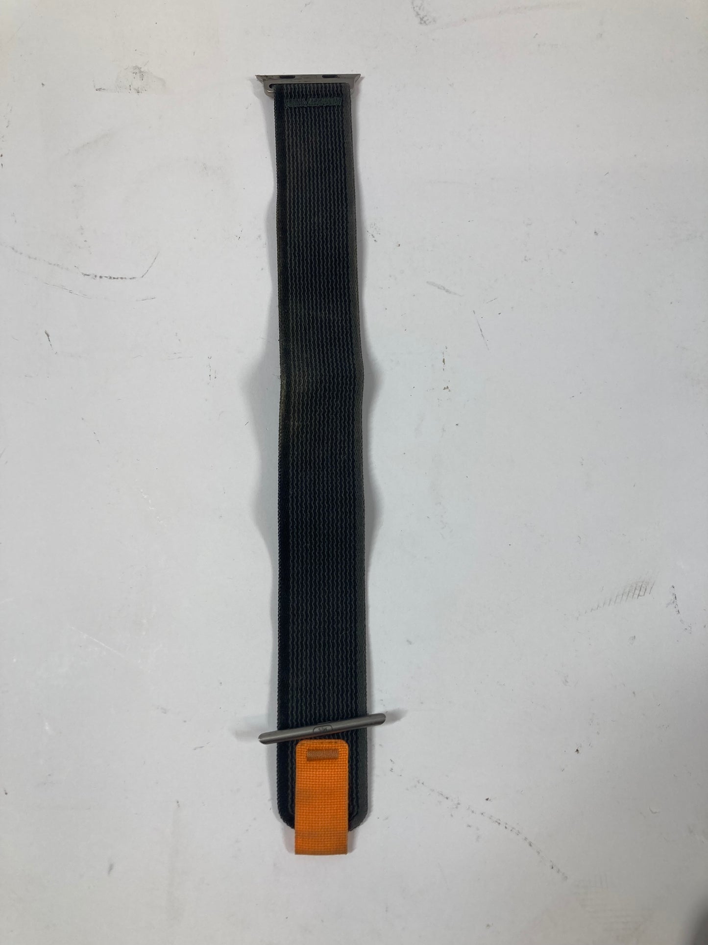 Unlocked Apple Watch Ultra 49MM Natural Titanium Black Velcro Sports Band