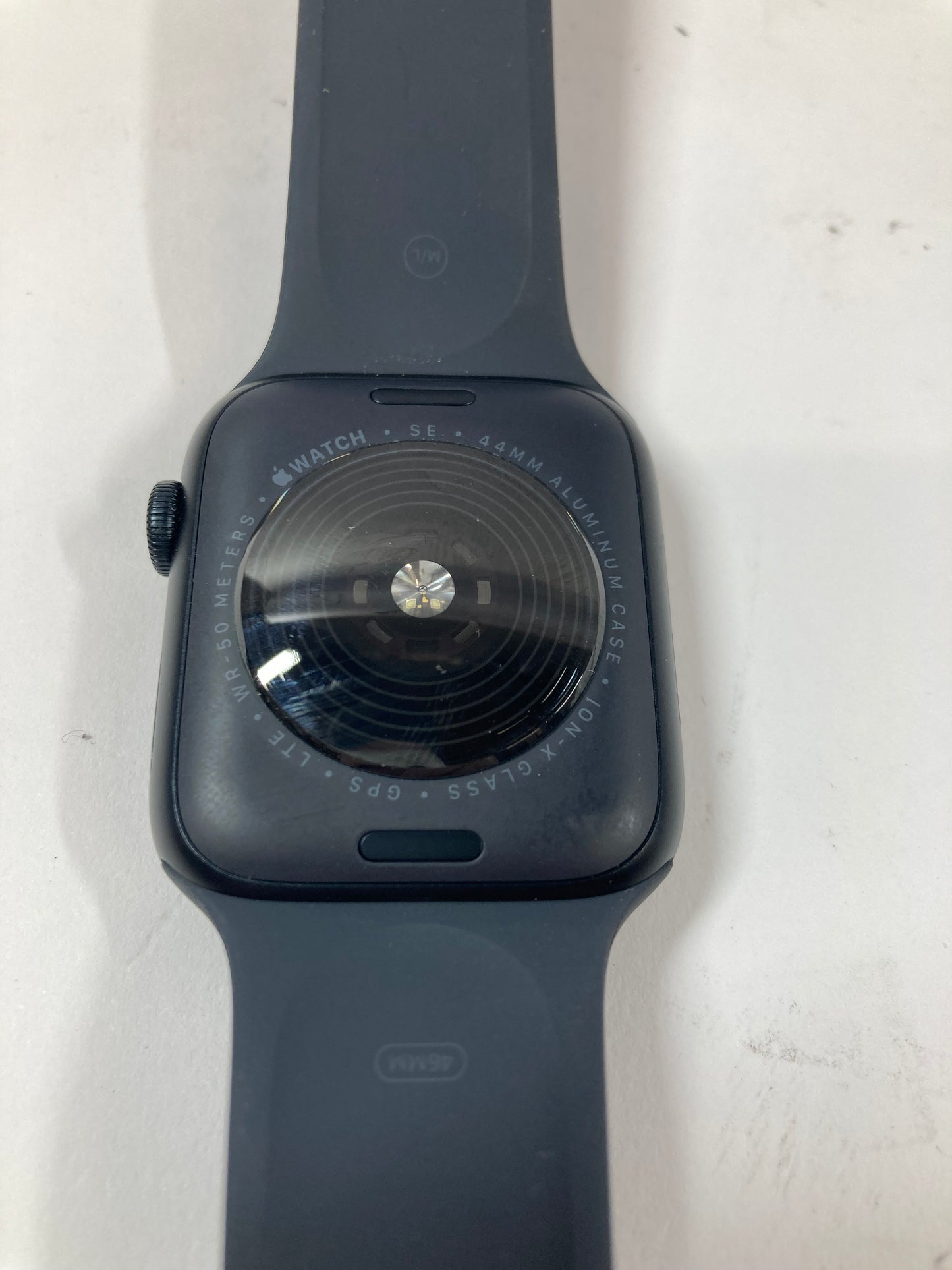 Unlocked Apple Watch SE 2nd Gen 44MM Black Aluminum Black Sport Band MNU03LL/A