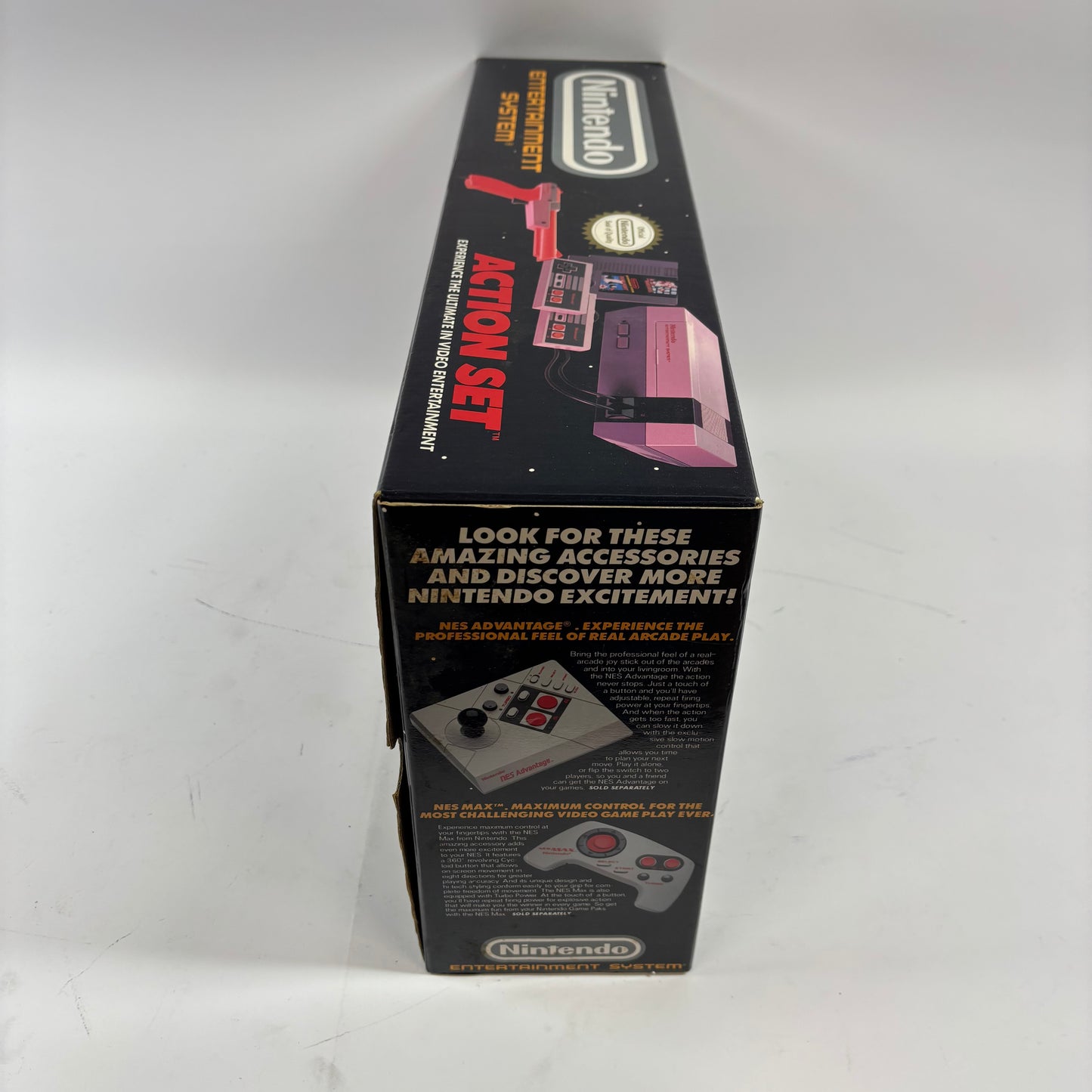 Nintendo Entertainment System NES-001 Gray Action Set CIB
