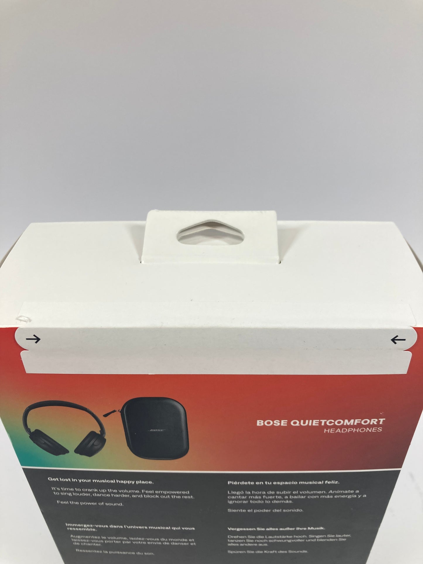 New Bose QuietComfort Black Headphones 884367-0100