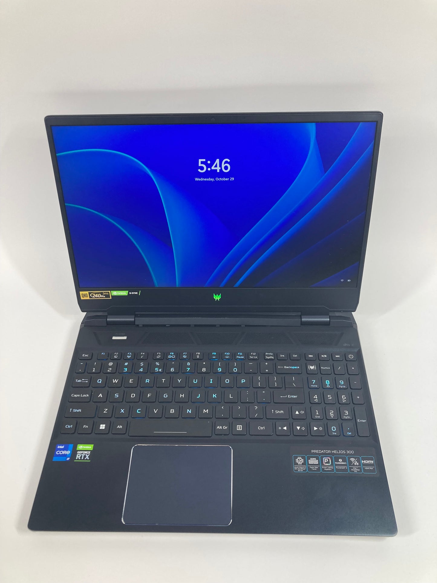 Acer Predator Helios 300 PH315-55 15.6" i7-12700H 8GB 256GB GeForce RTX 3070