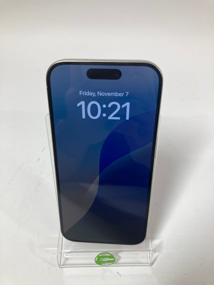 Unlocked Apple iPhone 15 Pro 128GB Natural Titanium MTQP3LL/A