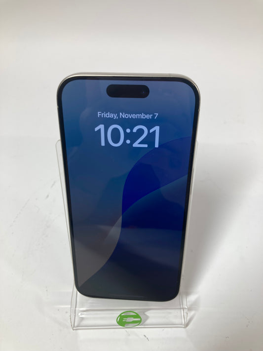 Unlocked Apple iPhone 15 Pro 128GB Natural Titanium MTQP3LL/A