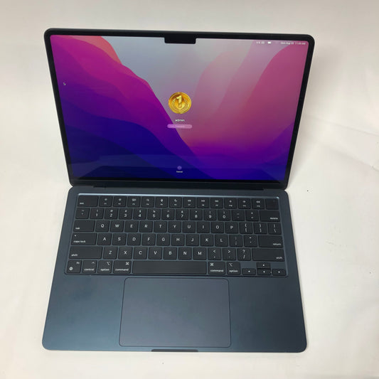 2022 Apple MacBook Air 13.6" M2 8C GPU 3.5GHz 8GB RAM 256GB SSD MLY33LL/A
