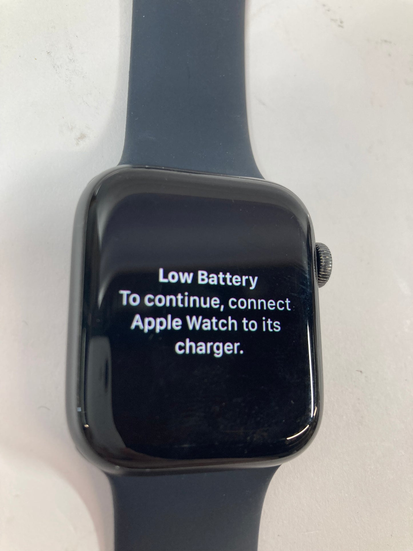 GPS Only Apple Watch Series 6 44MM Black Aluminum Black Sport Band M00H3LL/A