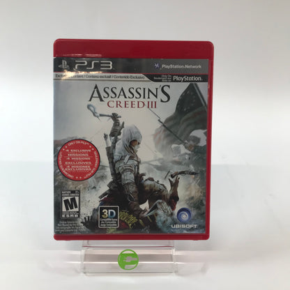 Sony PlayStation 3 PS3 Games Assassin Creed III