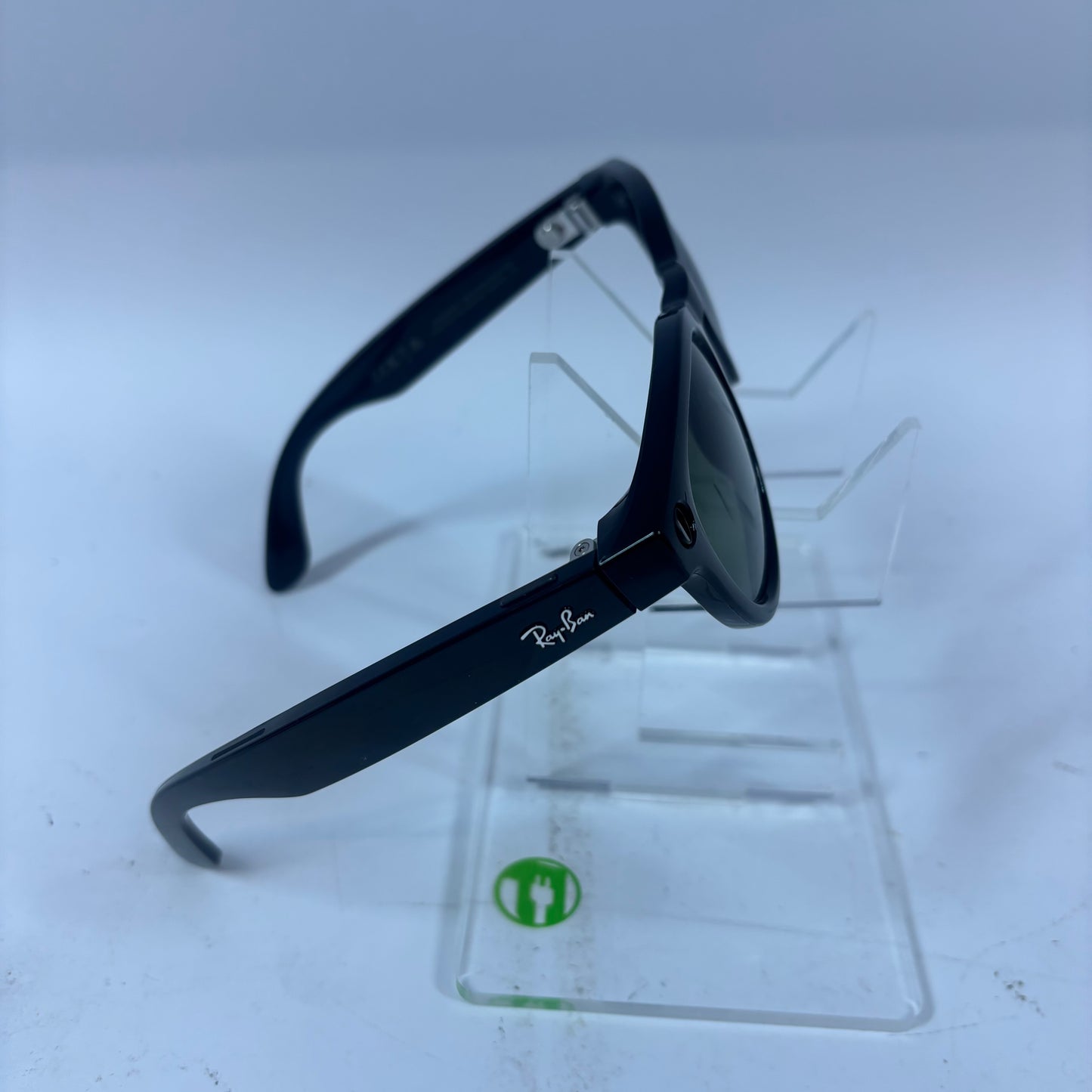 Ray-Ban Headliner Shiny Black Polarized RW4009 AI Smart Glasses