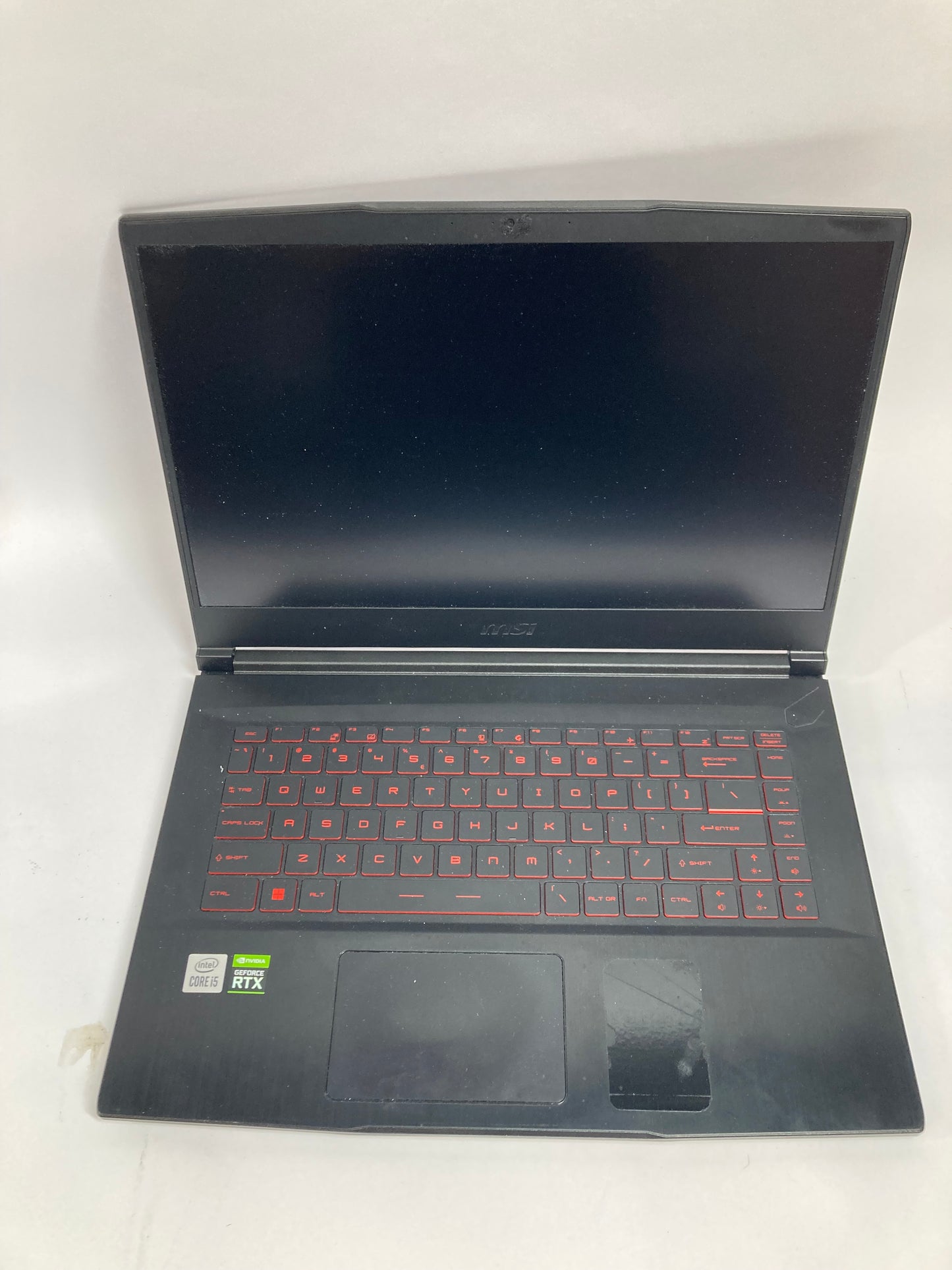 MSI Thin GF65 10UE-213 i5-10500H 2.5GHz 8GB 512GB GeForce RTX 3060 No AC Adapter