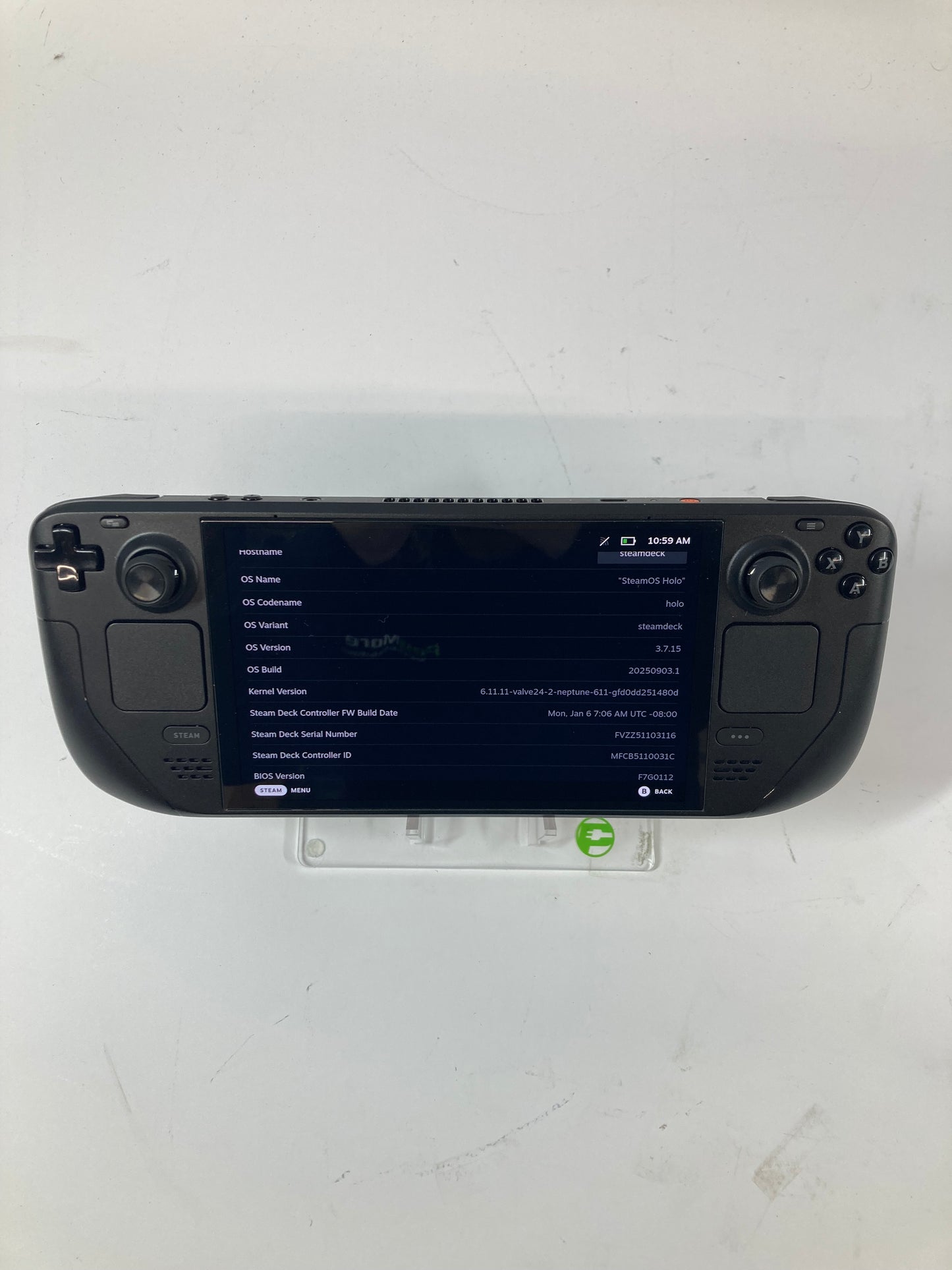 Valve Steam Deck OLED 7.4" AMD 6nm Ryzen APU 16GB RAM 512GB Black 1030