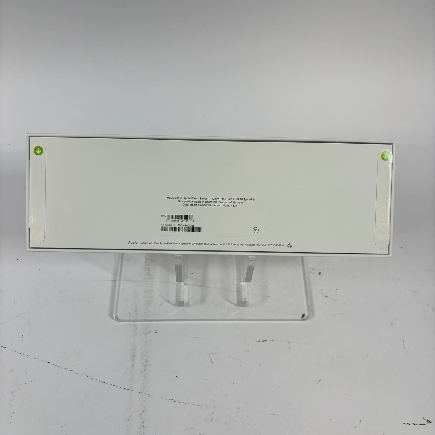 New GPS Only Apple Watch Series 11 42MM Rose Gold Aluminum Blush Sport Band