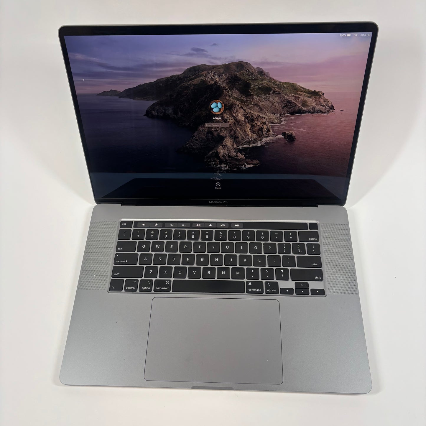 2019 Apple MacBook Pro 16" i7 2.6GHz 16GB RAM 512GB SSD Space Gray MVVJ2LL/A