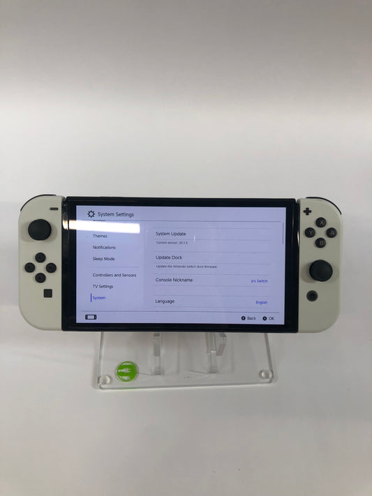 Nintendo Switch OLED Video Game Console HEG-001 Arctic White Bundle