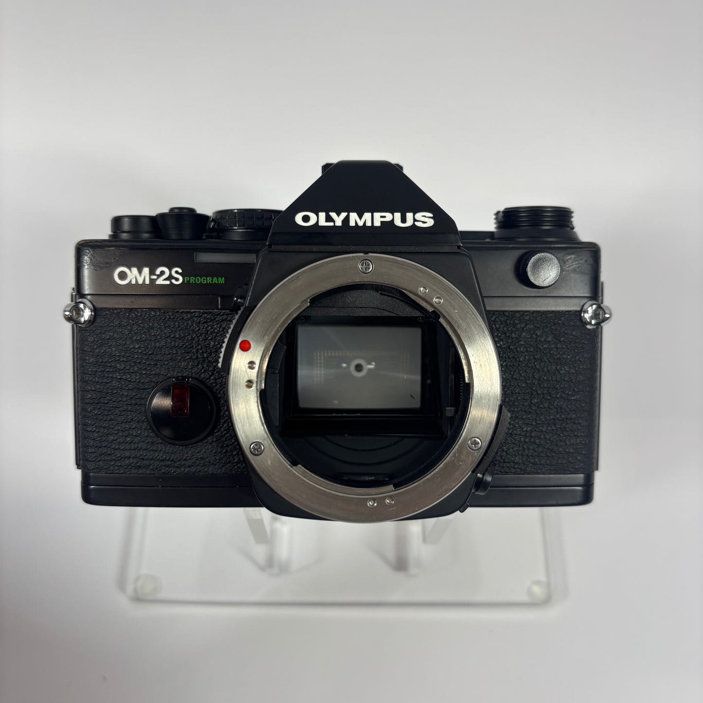 Olympus OM-2S Spot/Program 35MM SLR Film Camera With 4 Lenses and Extras