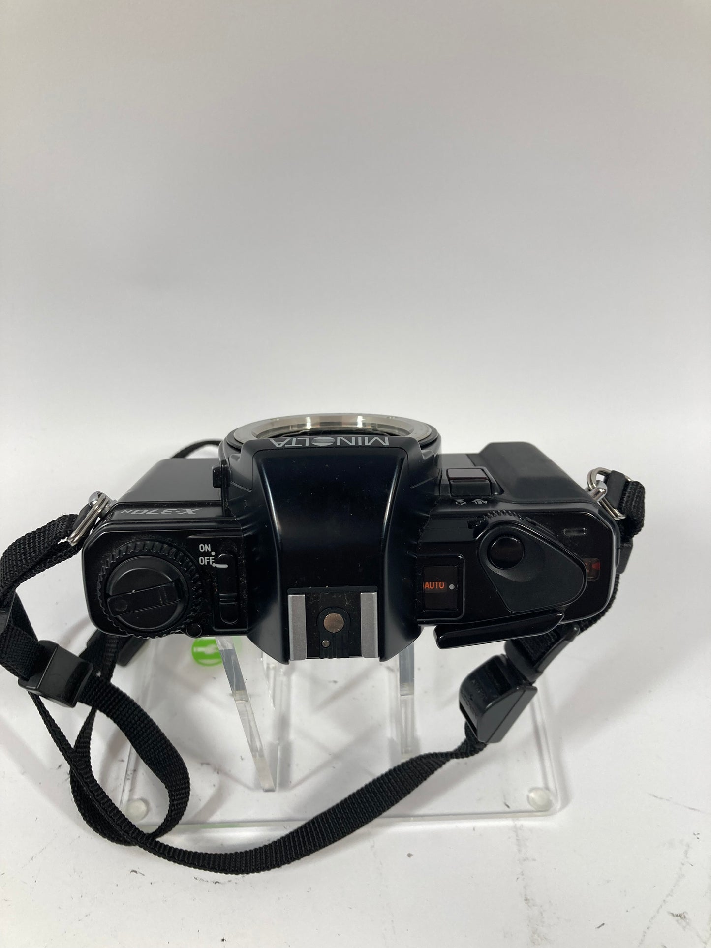 Minolta X-370N 35MM Film Camera 2 Lenses and Extras