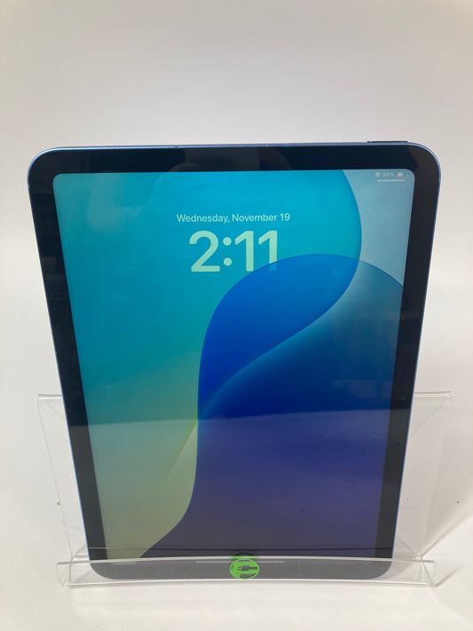Unlocked Apple iPad 10th Gen 64GB Blue MQ6K3LL/A