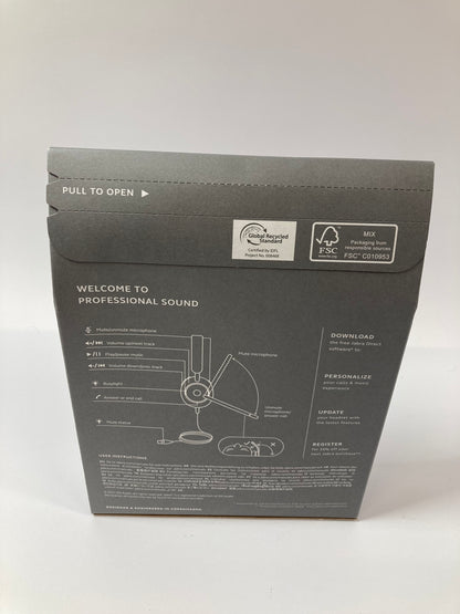 New Jabra Evolve2 40 Corded Headset Black 24189-989-999