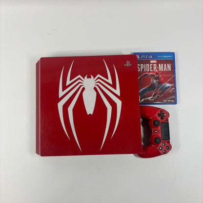 Sony PlayStation 4 Pro PS4 1TB Spider-Man Limited Edition With Game